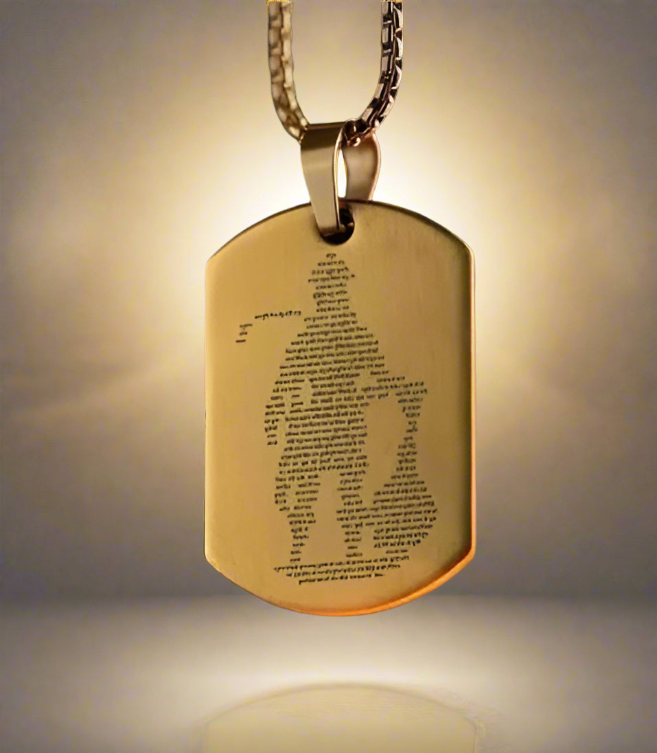 Hanuman Chalisha Pendant with Chain