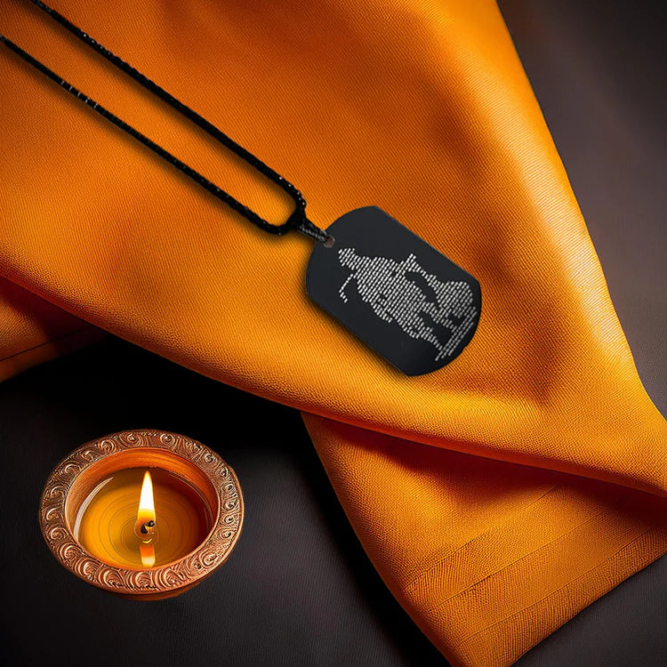Blessed Hanuman Chalisa locket for protection and peace