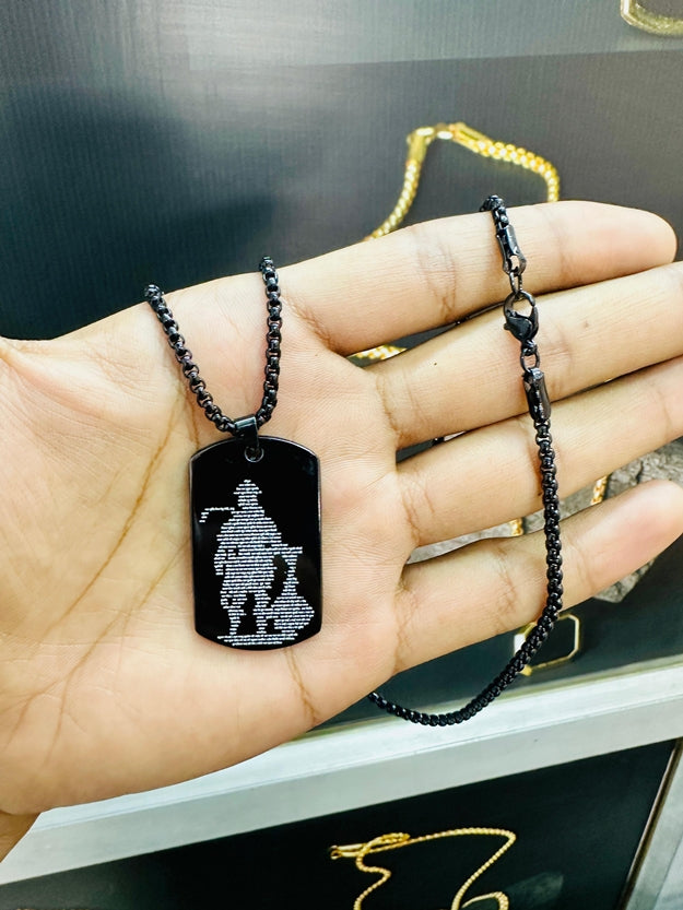 Blessed Hanuman Chalisa locket for protection and peace