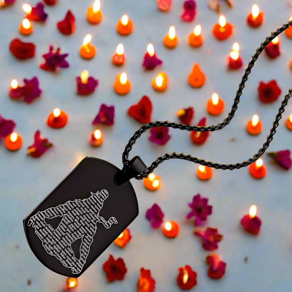 Mahadev Lord Shiva with 12 Jyotirling Pendant & Chain