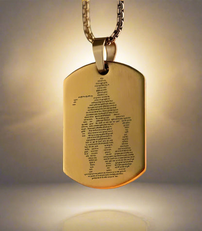 Hanuman Chalisha Pendant with Chain