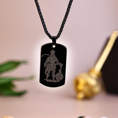 Hanuman Chalisa pendant with chain by AstroJewellerys